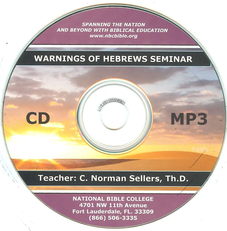 Warnings of Hebrews Audio Seminar - CD-MP3