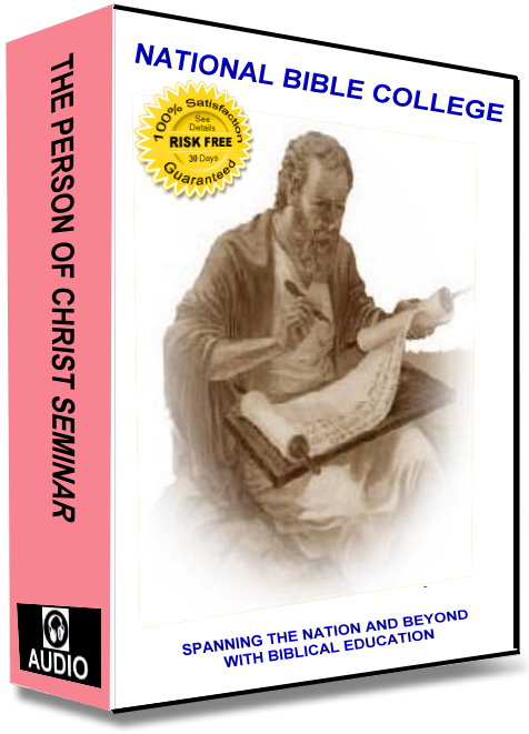 The Person of Christ Audio Seminar