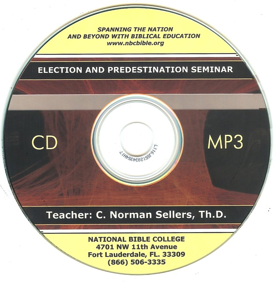 Election and Predestination Audio Seminar - CD-MP3